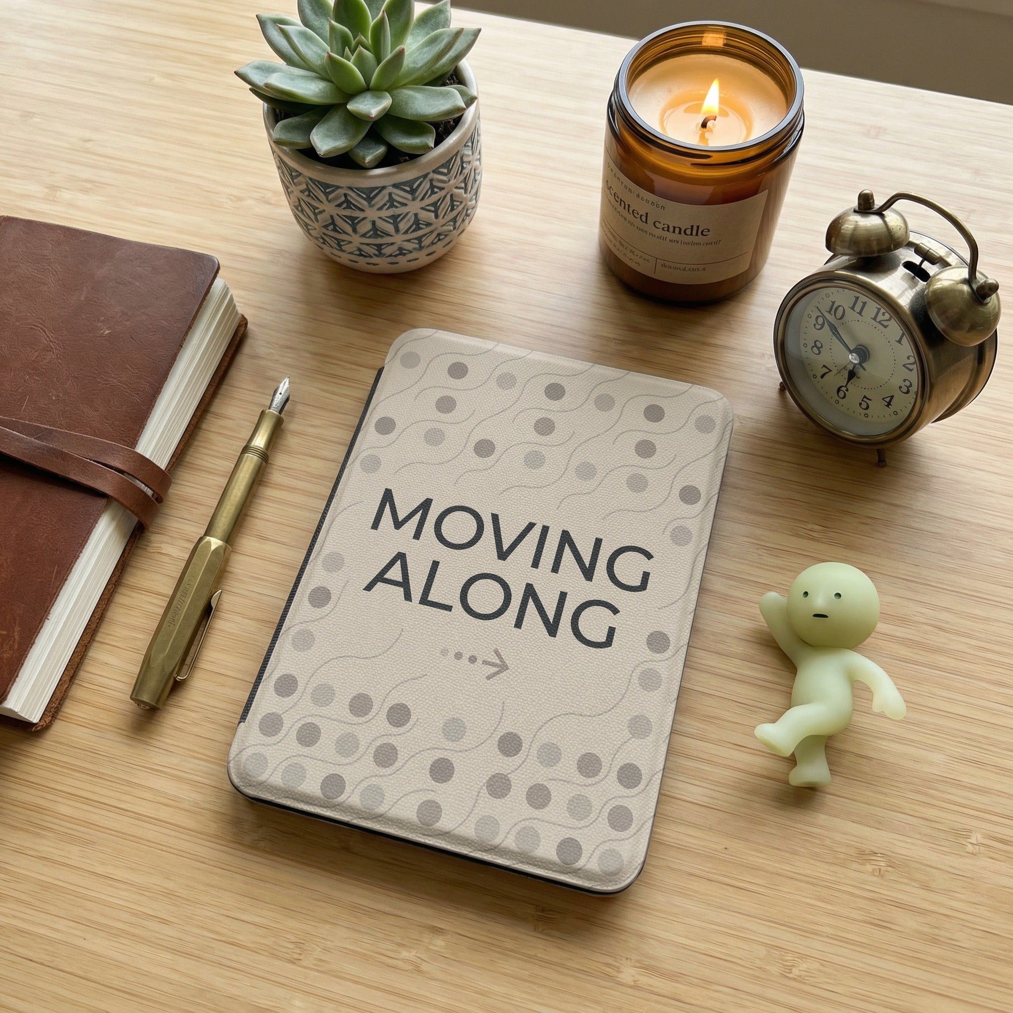 Moving Along Kindle Case - Fits Paperwhite & Colorsoft - Reader Gift