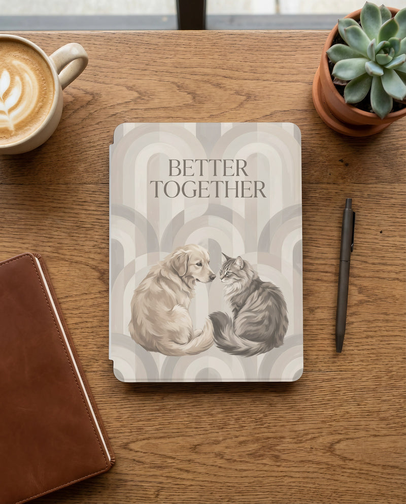 Custom Dog & Cat Kindle Case — Better Together