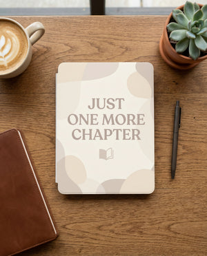Just One More Chapter Kindle Paperwhite Case - Book Lover Reader Gift