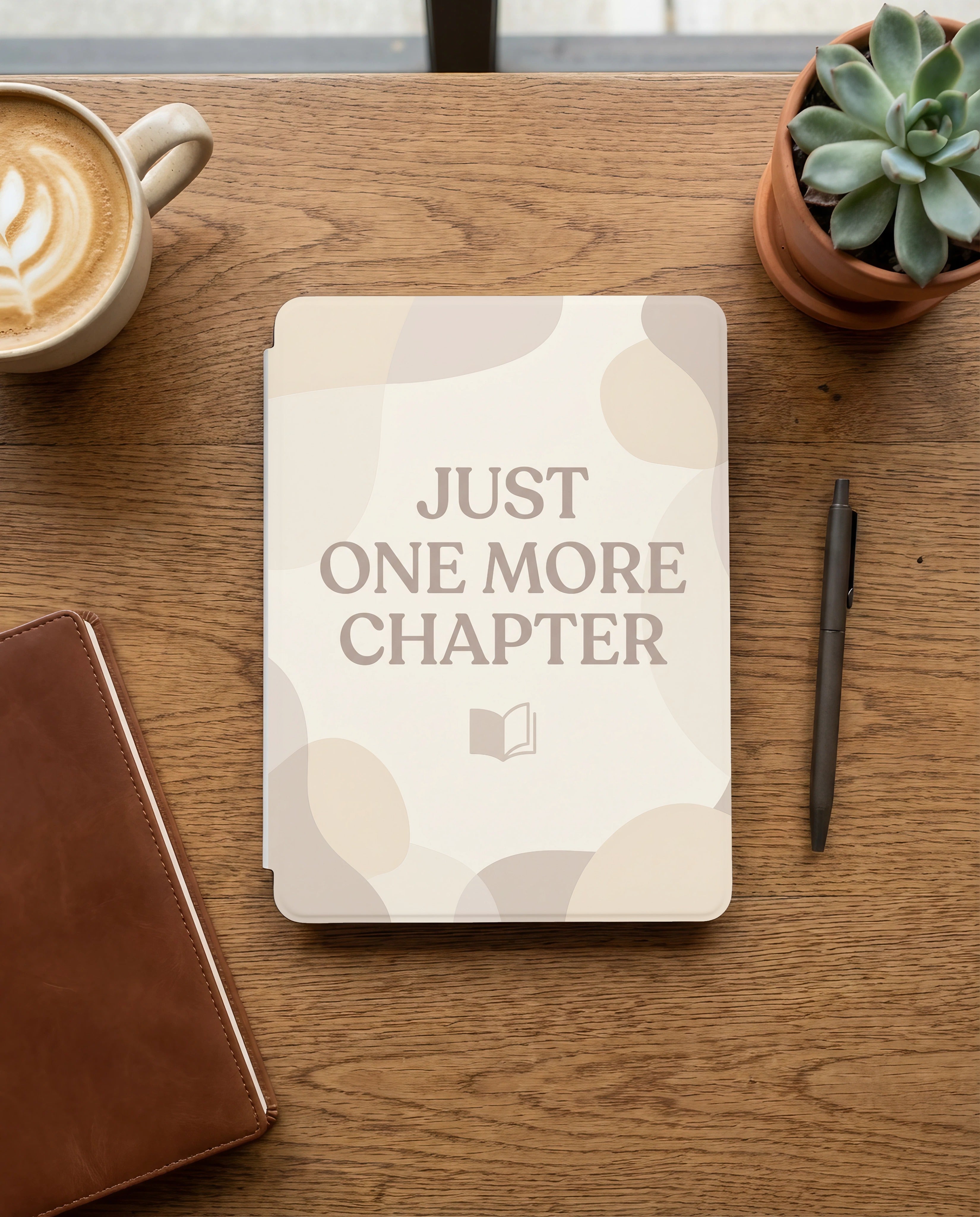 Just One More Chapter Kindle Paperwhite Case - Book Lover Reader Gift