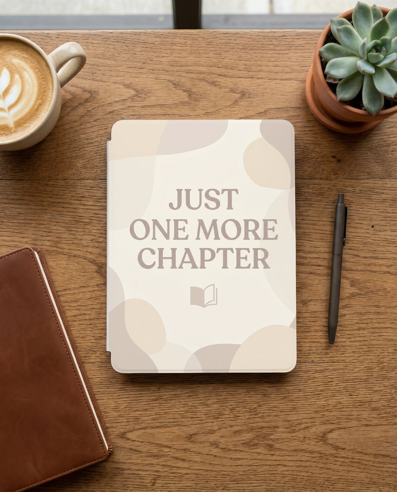 Just One More Chapter Kindle Paperwhite Case - Book Lover Reader Gift