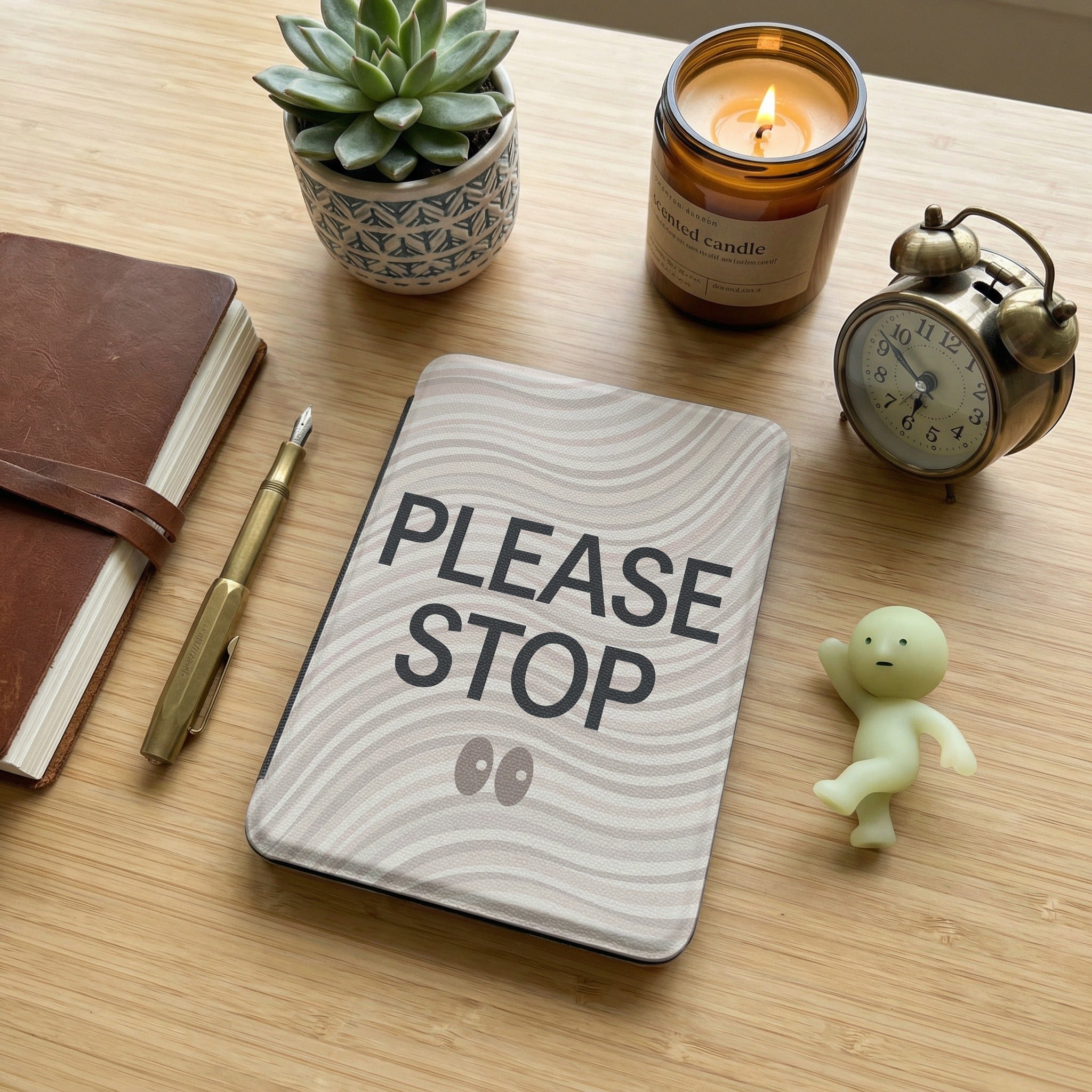 Please Stop Kindle Colorsoft Case - Introvert Book Lover Gift