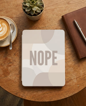 Nope Kindle Paperwhite Case - Sarcastic Reader Gift