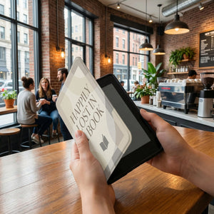 Happily Lost in a Book Kindle Case — Fits Paperwhite & Colorsoft — Bookworm Gift