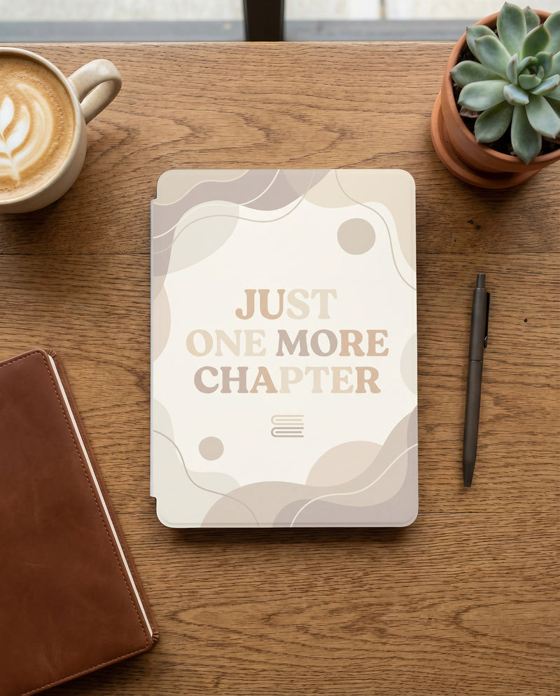 Just One More Chapter Kindle Paperwhite Case - Book Lover Reader Gift