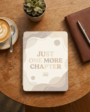 Just One More Chapter Kindle Paperwhite Case - Book Lover Reader Gift