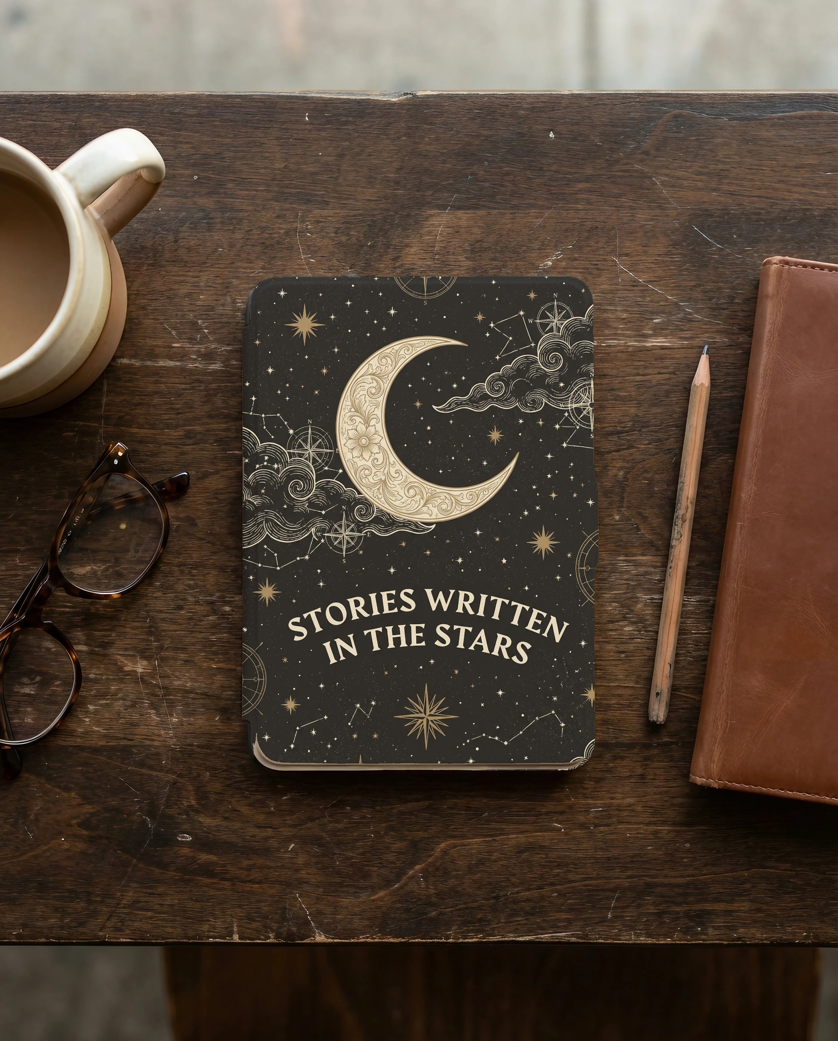 Stories Written in Stars Kindle Case — Celestial Map Maximalist