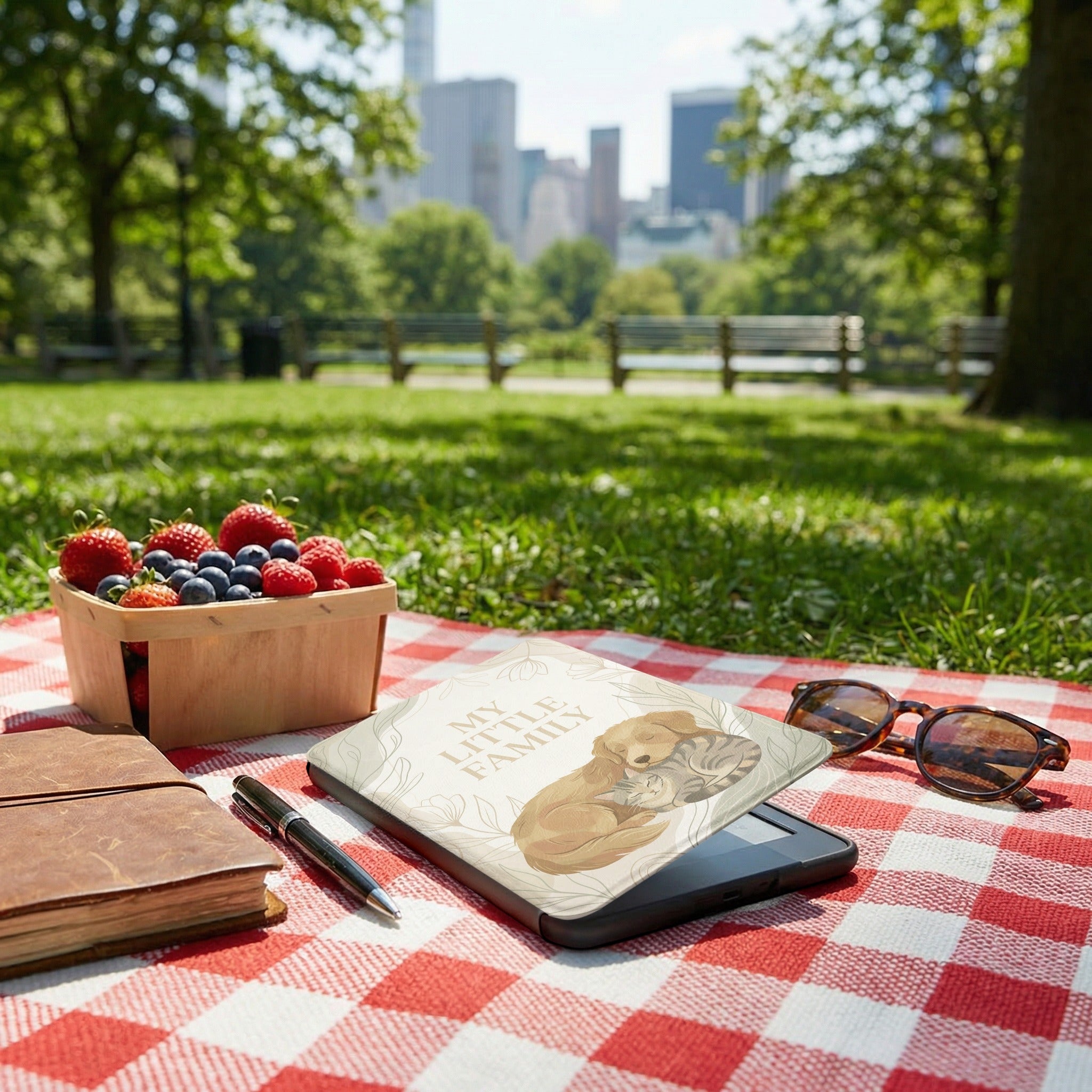 Custom Dog & Cat Kindle Case — My Little Family