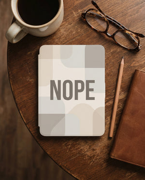 Minimal Sarcastic Kindle Case - Sarcastic Reader Gift