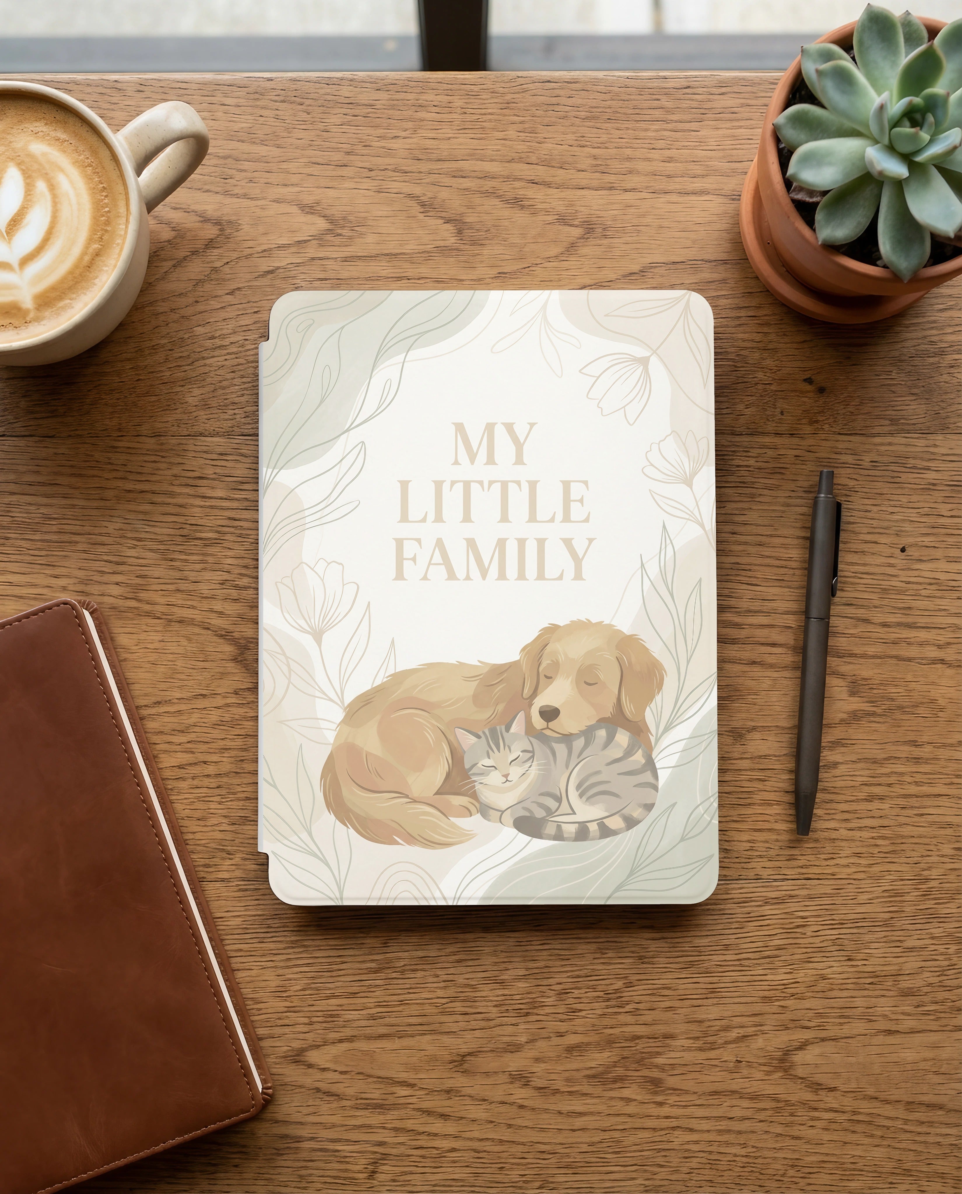 Custom Dog & Cat Kindle Case — My Little Family
