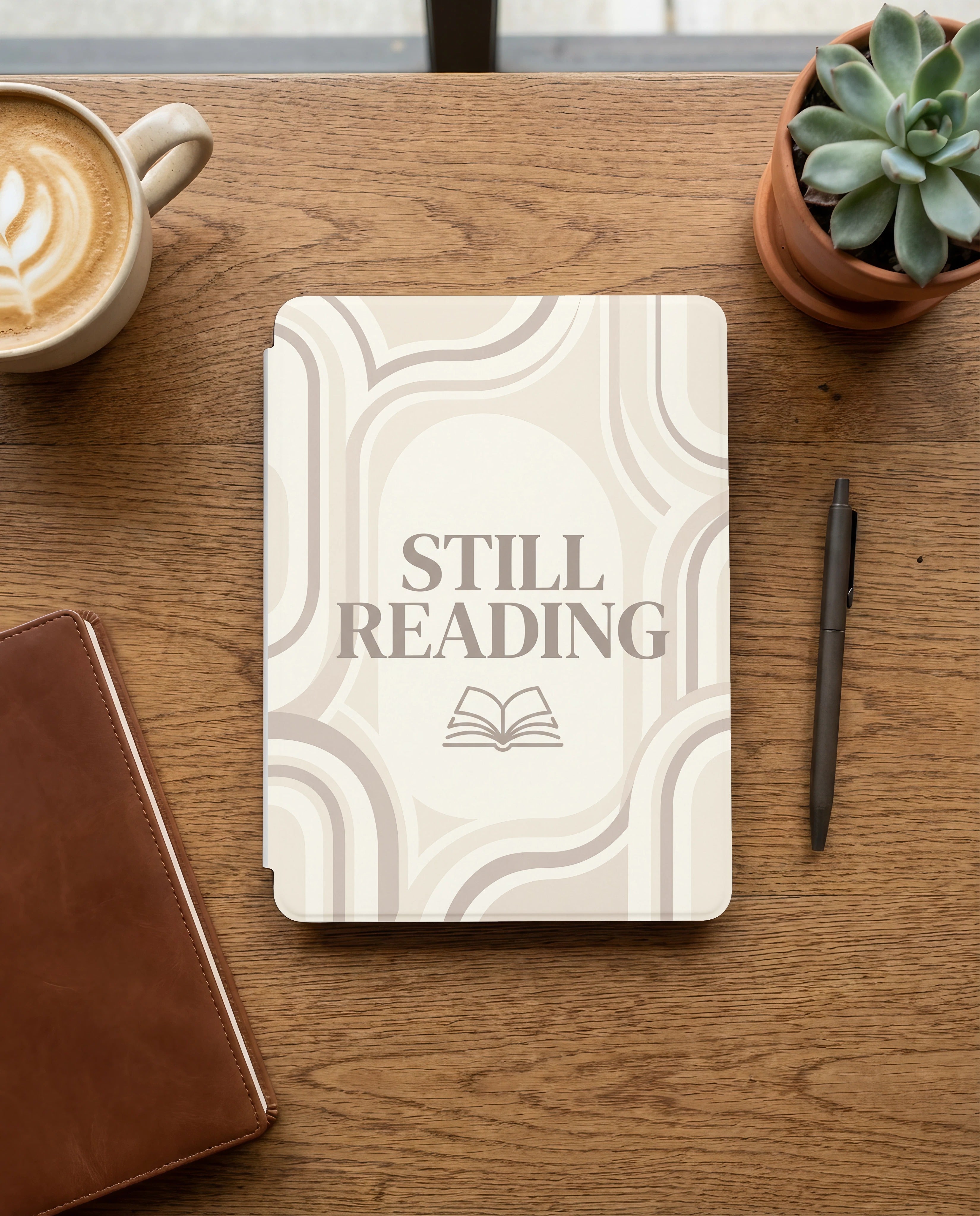 Still Reading Kindle Case — Fits Paperwhite & Colorsoft — Cozy Reader Gift