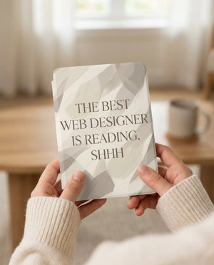 The Best Web Designer Is Reading Kindle Case - Fits Paperwhite & Colorsoft - Developer Gift