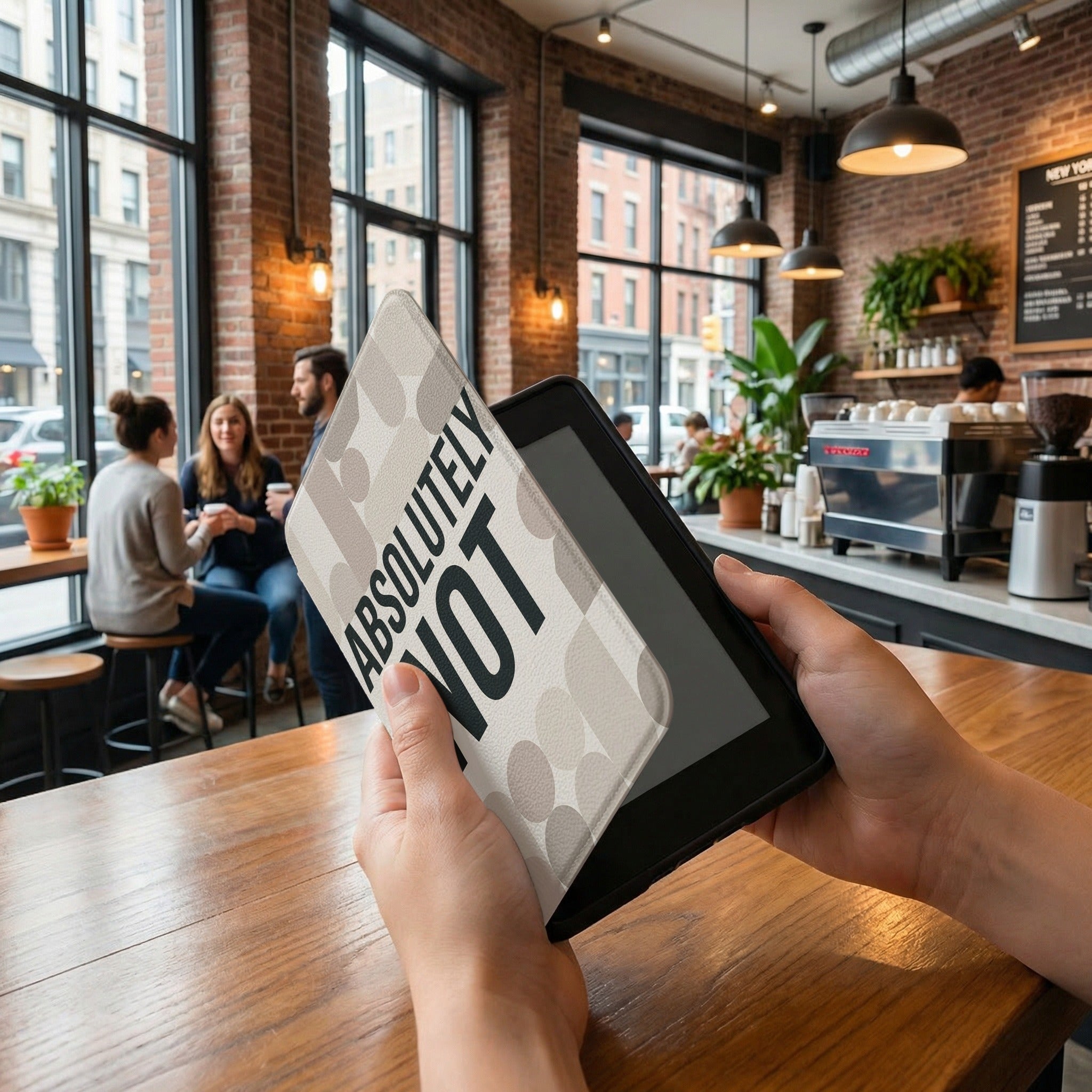 Absolutely Not Kindle Case - Fits Paperwhite & Colorsoft - Reader Gift