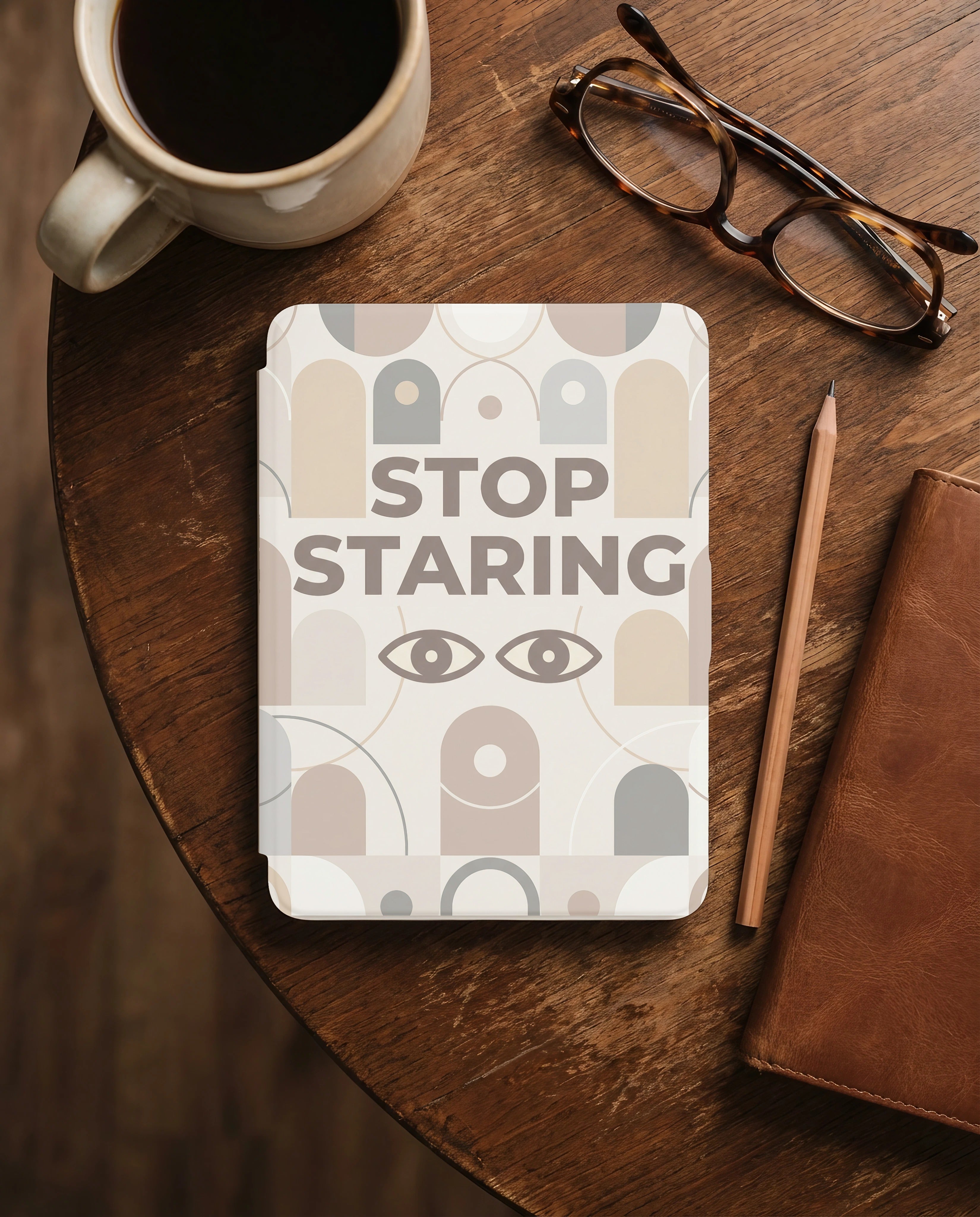 Stop Staring Kindle Paperwhite Case - Anti-Social Reader Gift