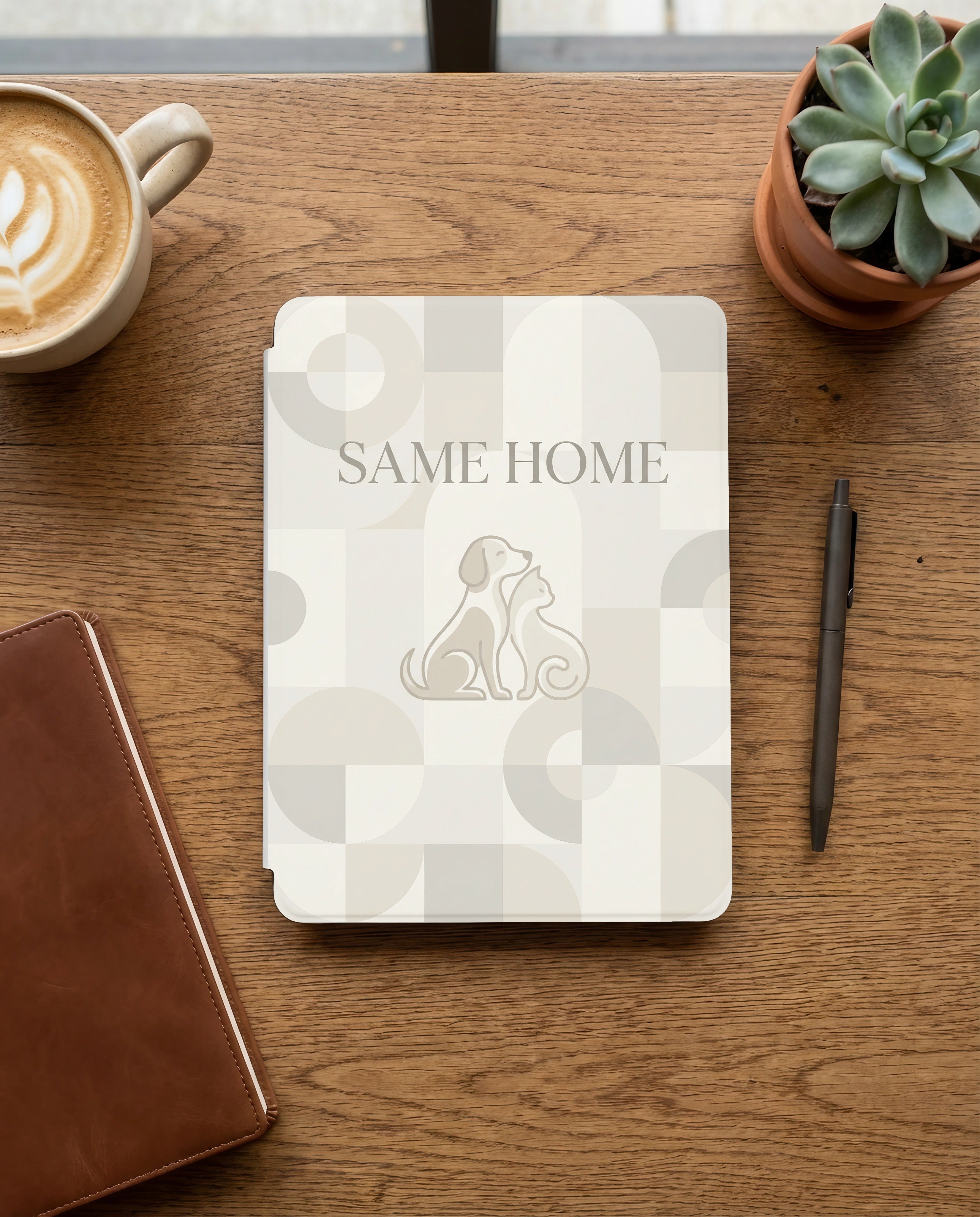 Same Home — Custom Dog & Cat Kindle Case