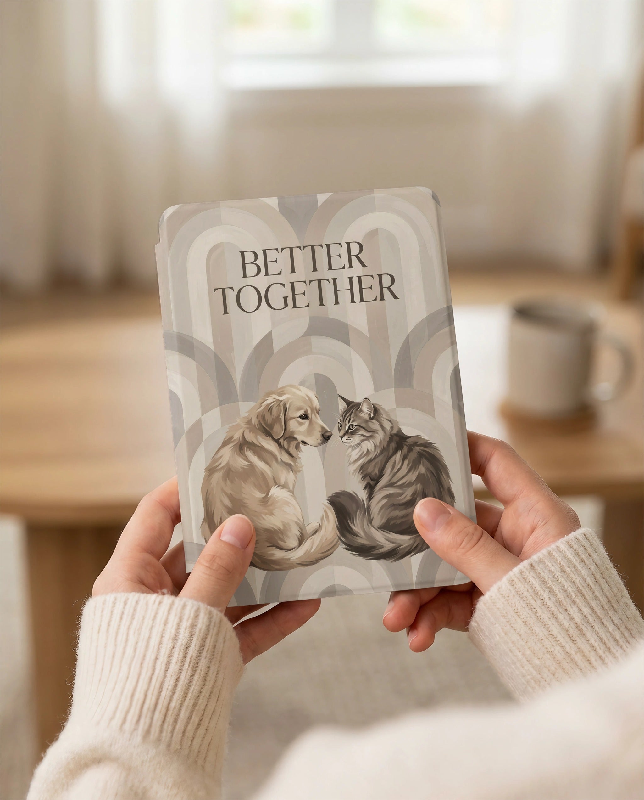 Custom Dog & Cat Kindle Case — Better Together