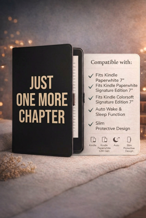Just One More Chapter Kindle Colorsoft Case - Book Lover Book Lover Gift