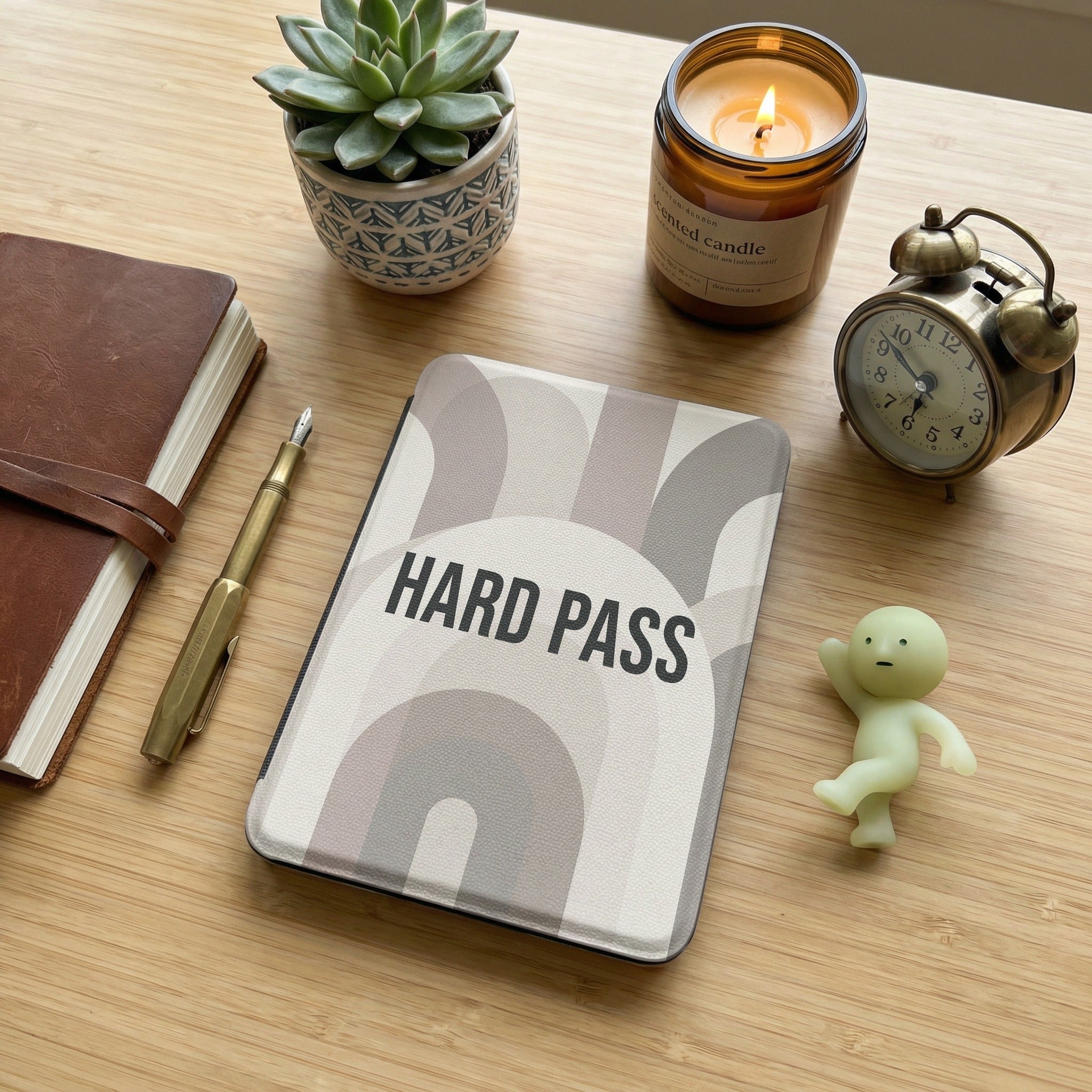 Hard Pass Kindle Paperwhite Case - Sarcastic Reader Gift