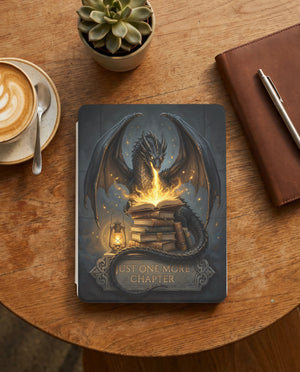 Just One More Chapter Dragon Kindle Case — Reader Gift