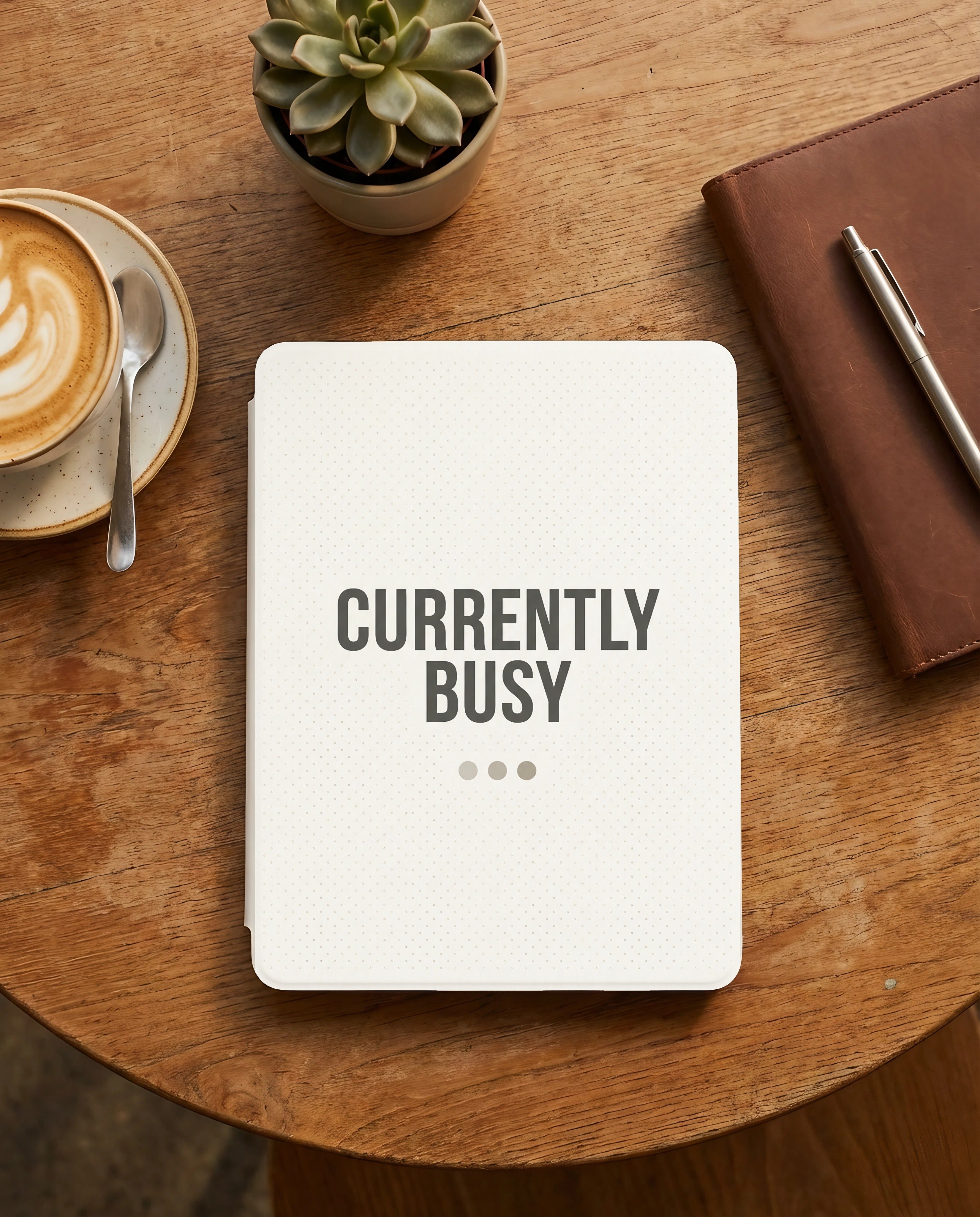 Currently Busy Sarcastic Kindle Case - Don't Disturb Reader Gift