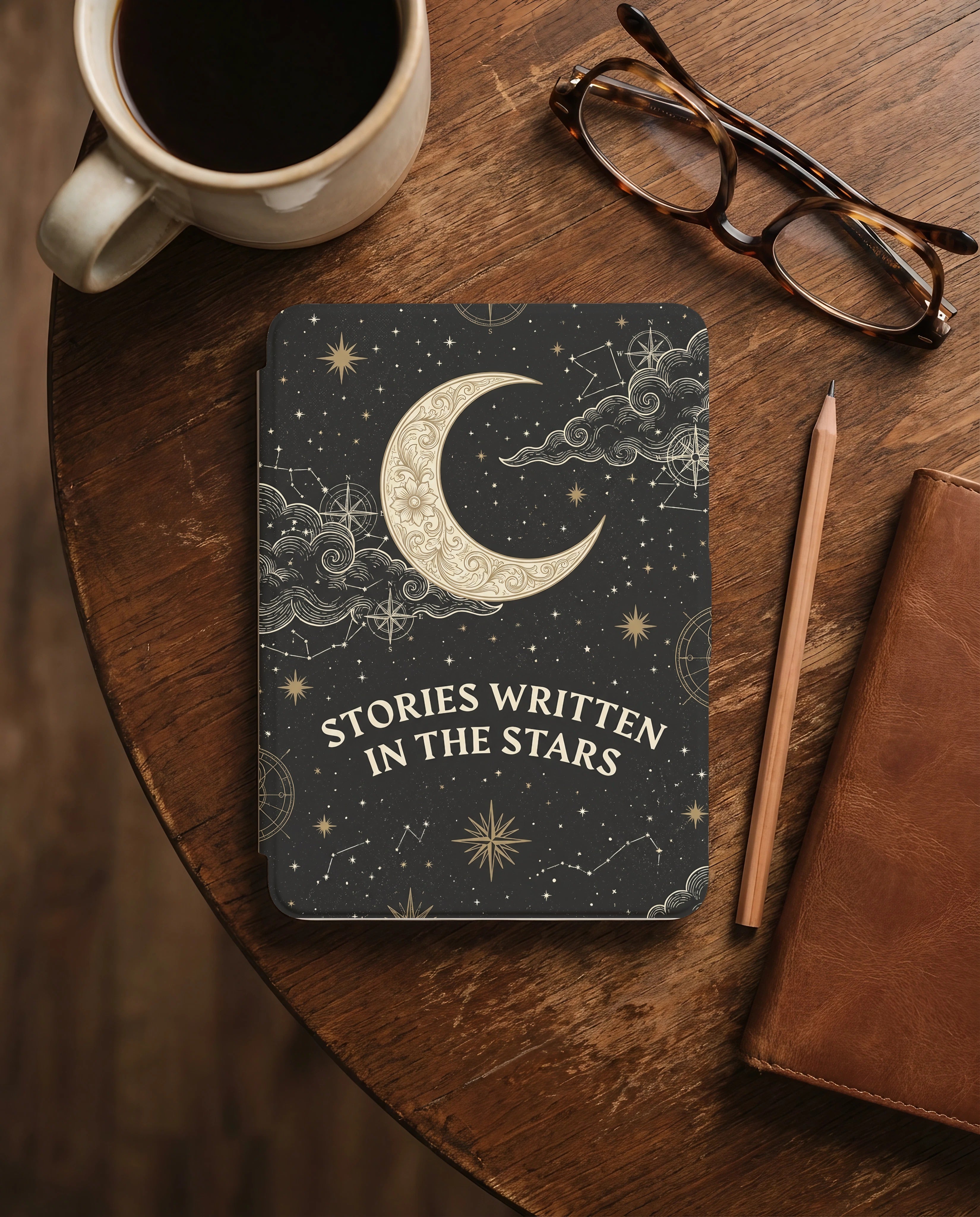 Stories Written in Stars Kindle Case — Celestial Map Maximalist