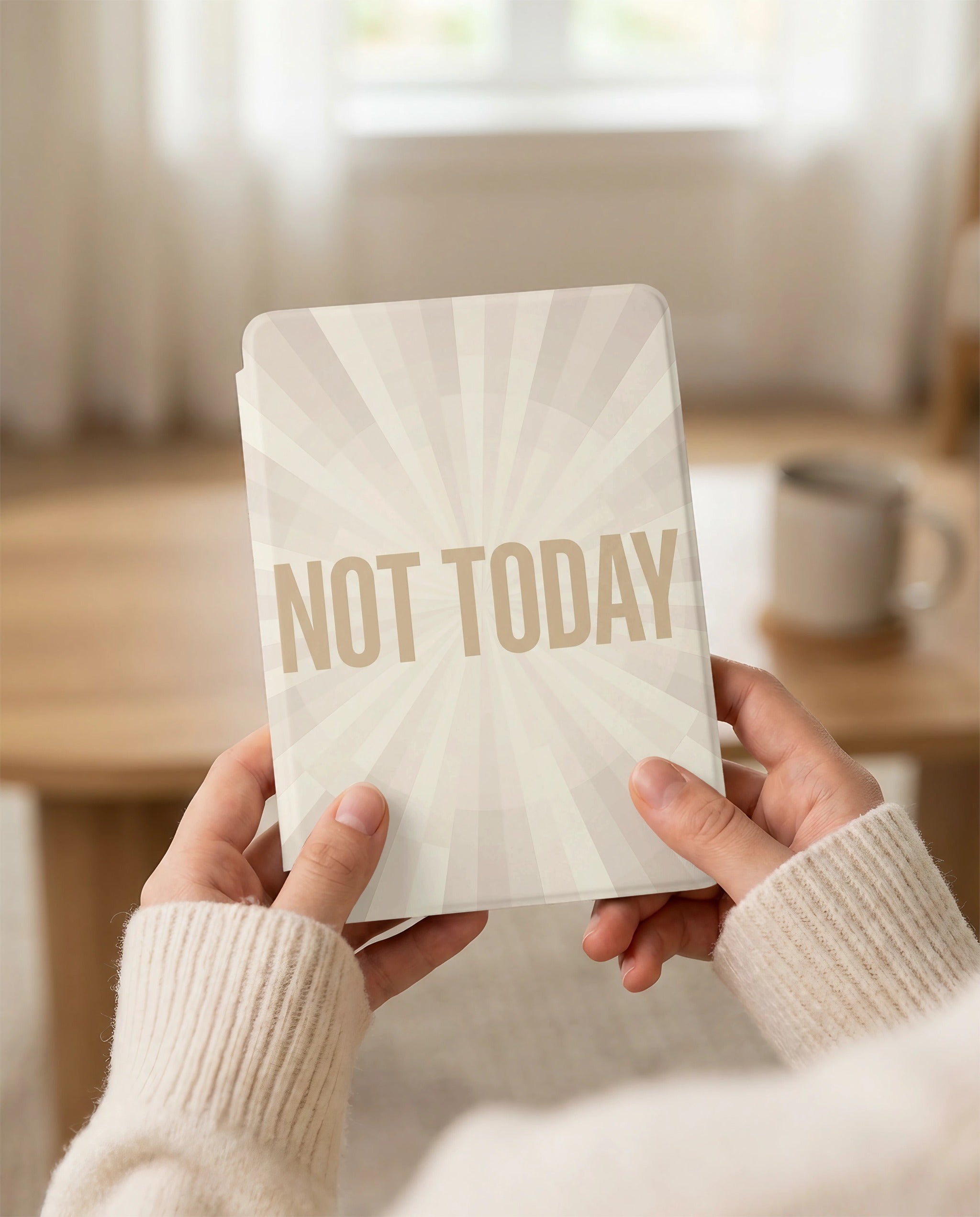 Not Today Kindle Paperwhite Case - Introvert Reader Gift