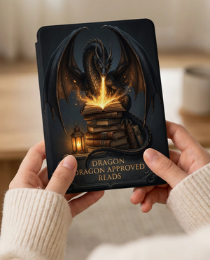 Dragon Approved Reads Kindle Case — Fantasy Book Lover Gift