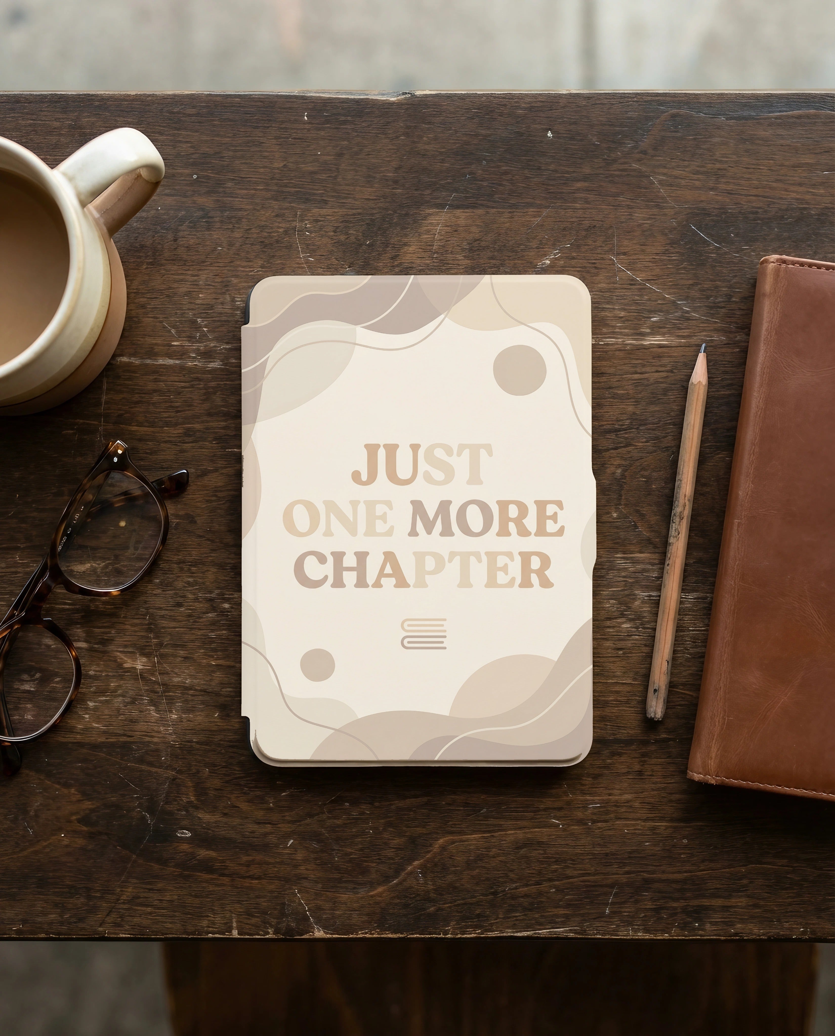 Just One More Chapter Kindle Paperwhite Case - Book Lover Reader Gift
