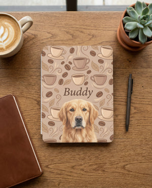Personalized Coffee and Dogs Lovers Kindle Case