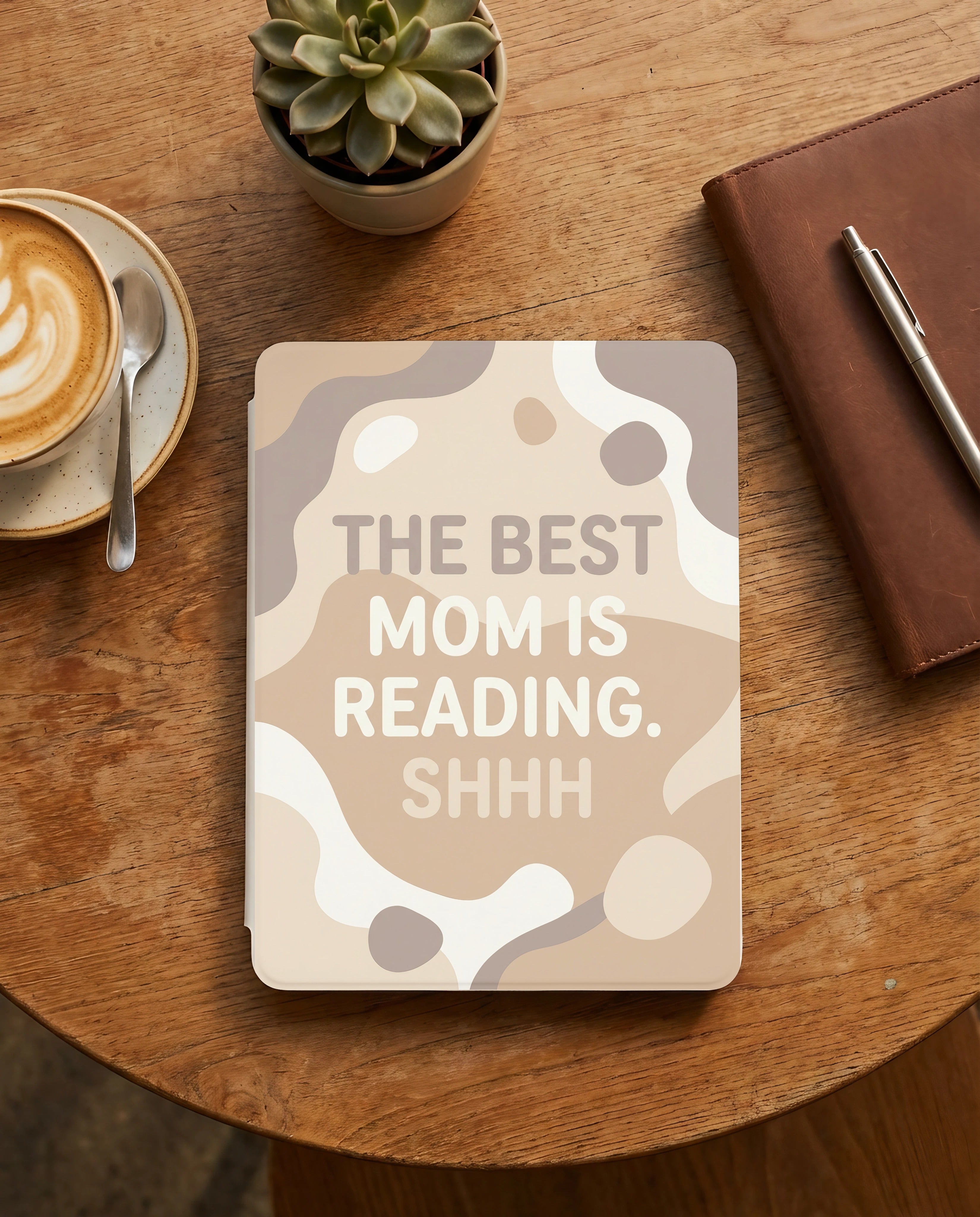 The Best Mom Is Reading Kindle Case - Fits Paperwhite & Colorsoft - Family Gift