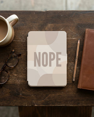 Nope Kindle Paperwhite Case - Sarcastic Reader Gift