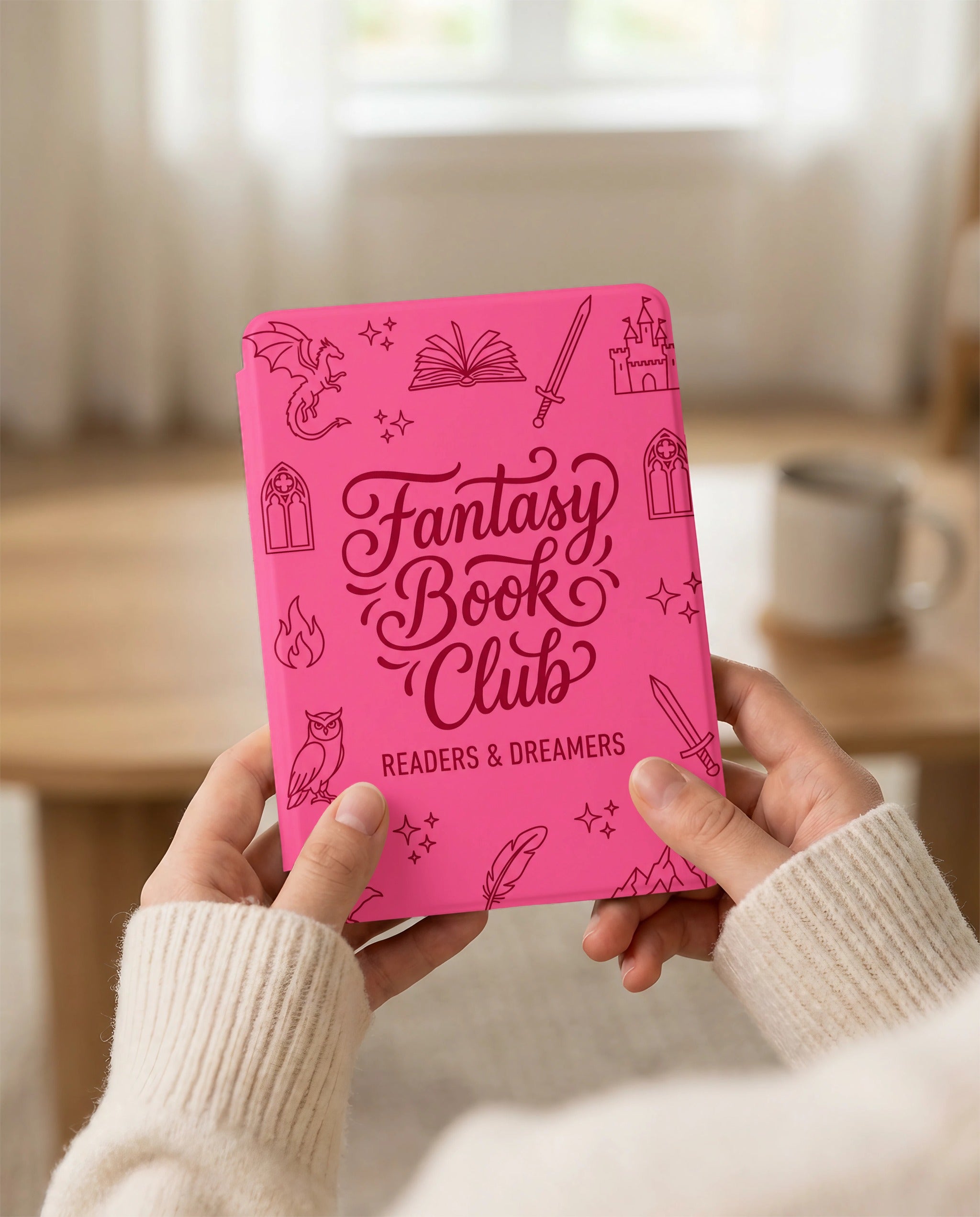 Fantasy Book Club Kindle Colorsoft Case — Readers & Dreamers Dragon Design