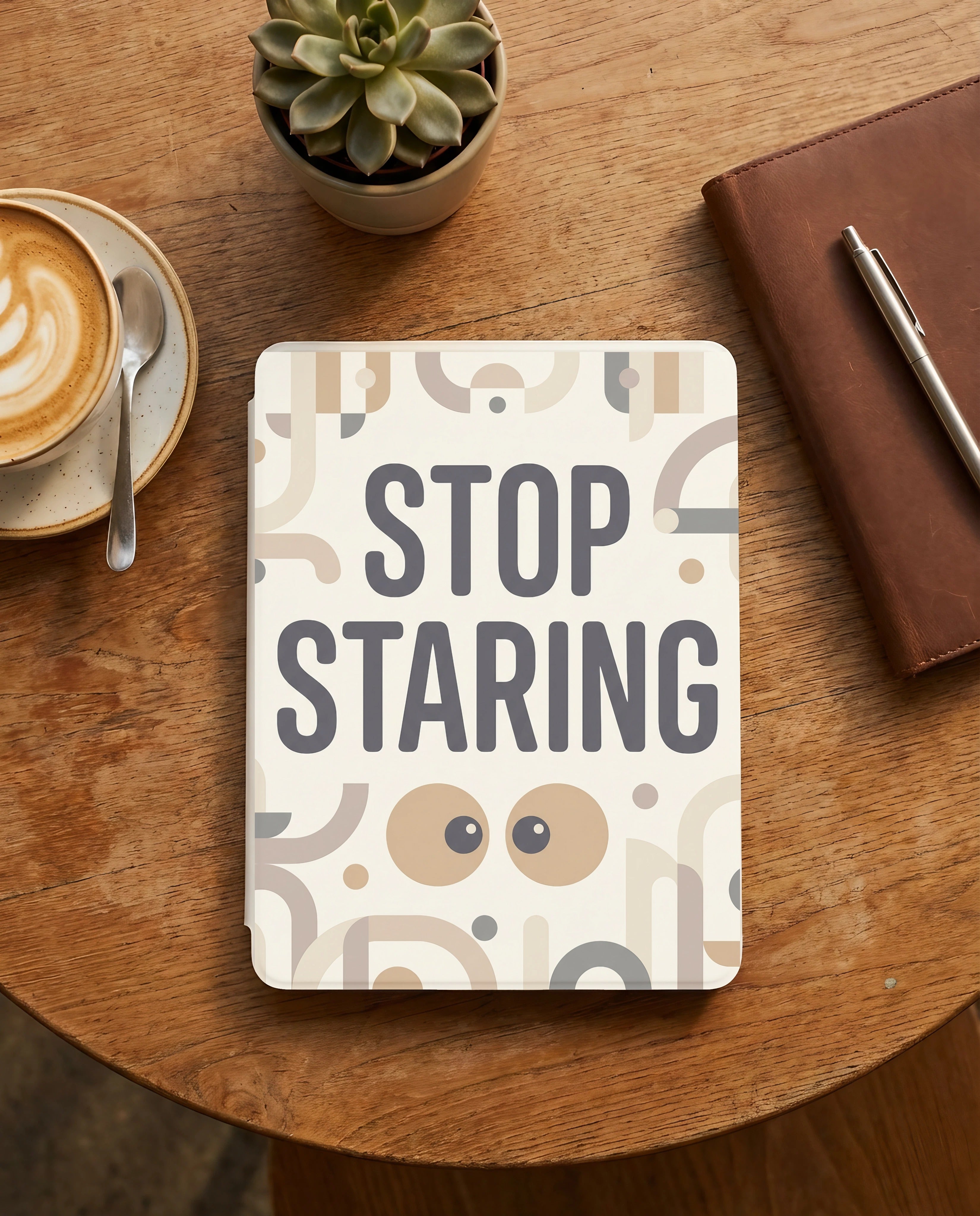 Stop Staring Kindle Case - Fits Paperwhite & Colorsoft - Reader Gift