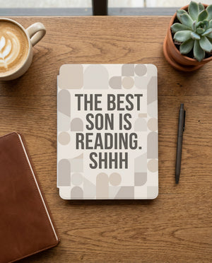 The Best Son Is Reading - Kindle Case - Book Lover Son Gift