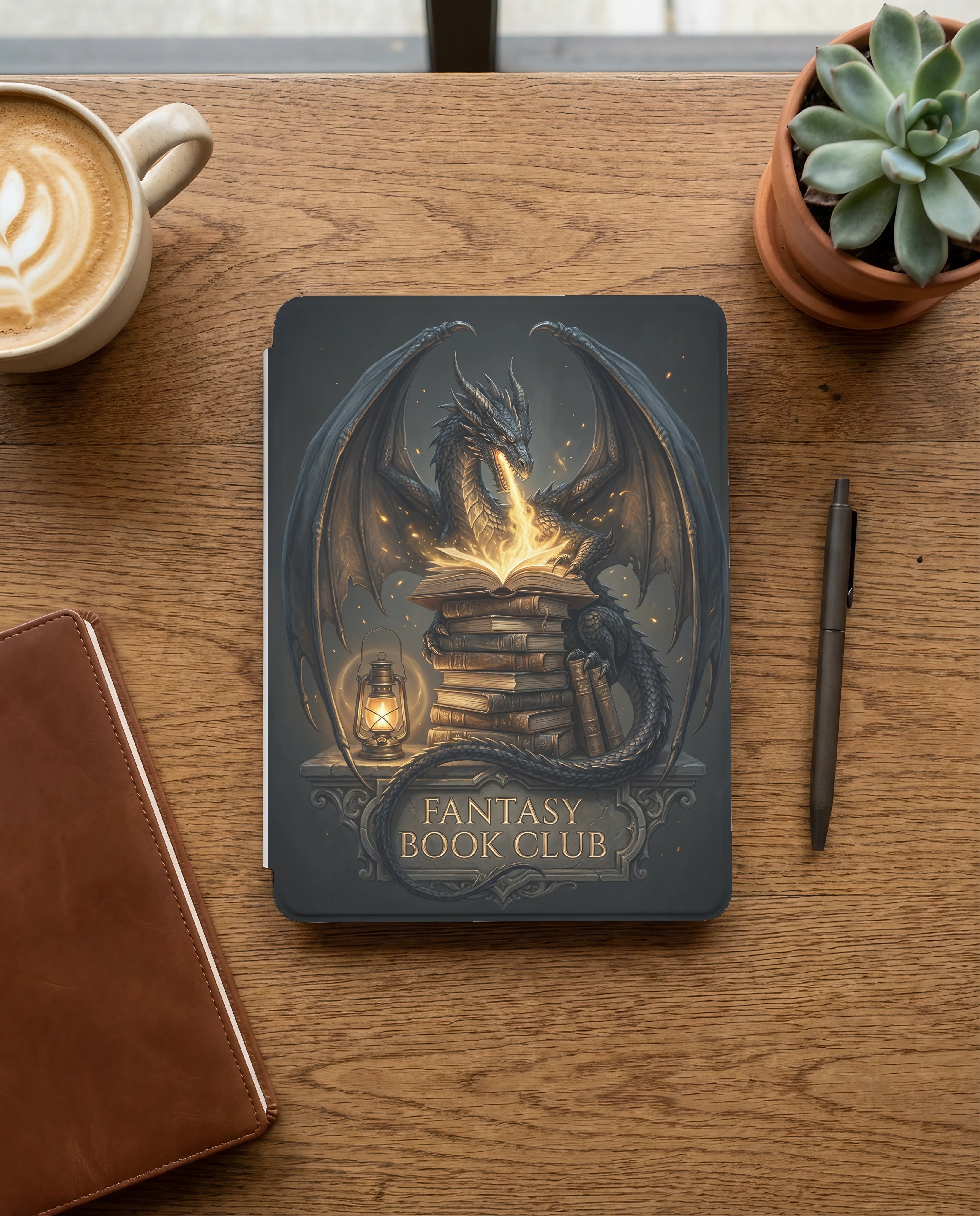 Fantasy Book Club Dragon Kindle Case — Fellowship Reader Gift
