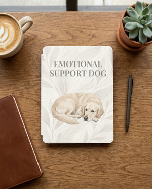 Custom 12th Gen Kindle Case - Emotional Support Dog