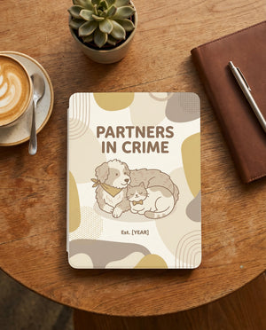 Partners in Crime — Custom Dog & Cat Kindle Case