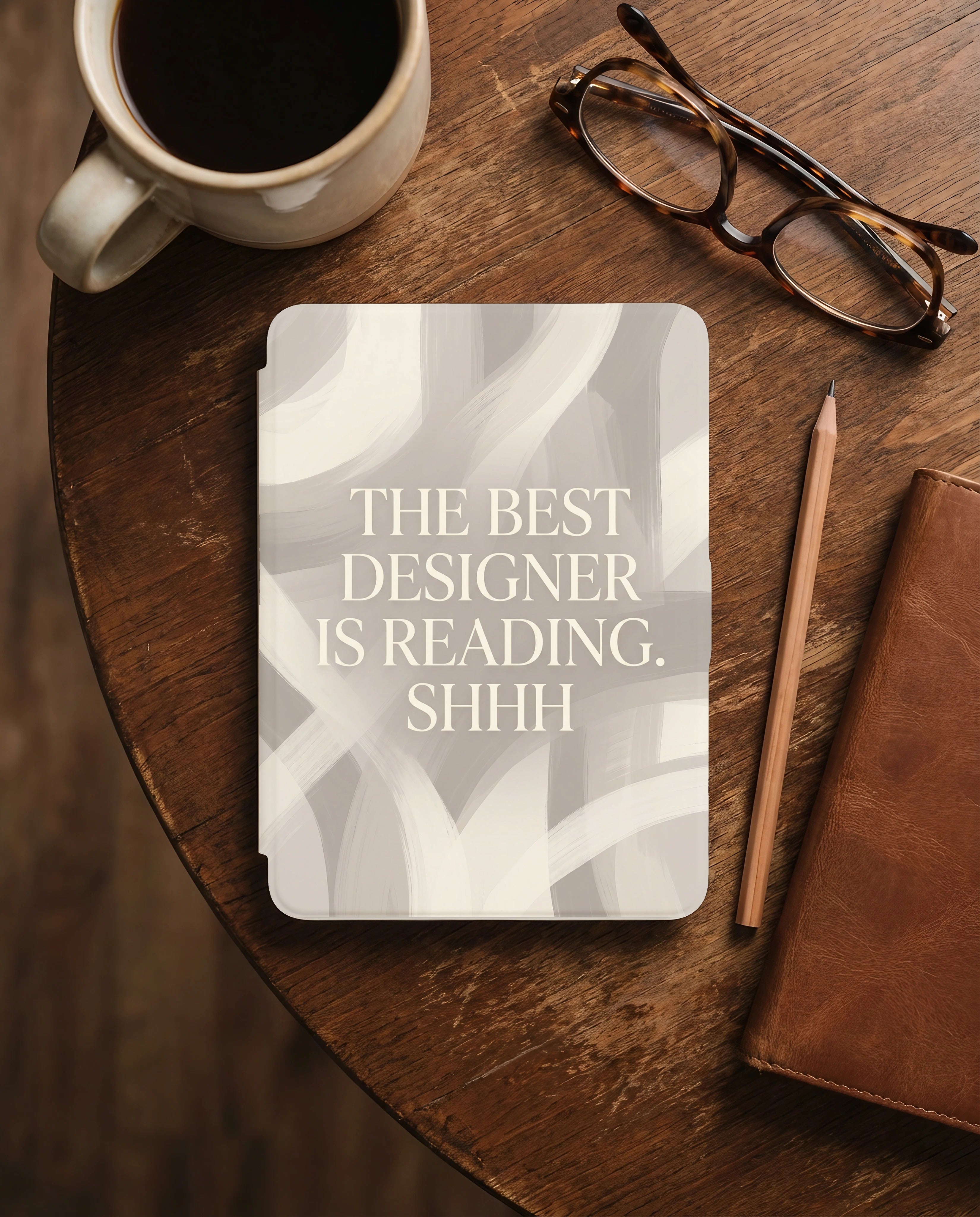 The Best Designer Is Reading Kindle Case - Fits Paperwhite & Colorsoft - Creative Gift