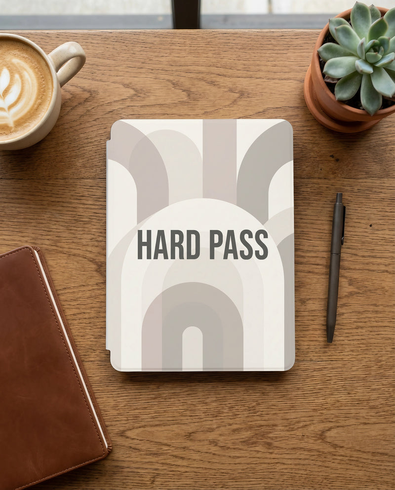 Hard Pass Kindle Paperwhite Case - Sarcastic Reader Gift