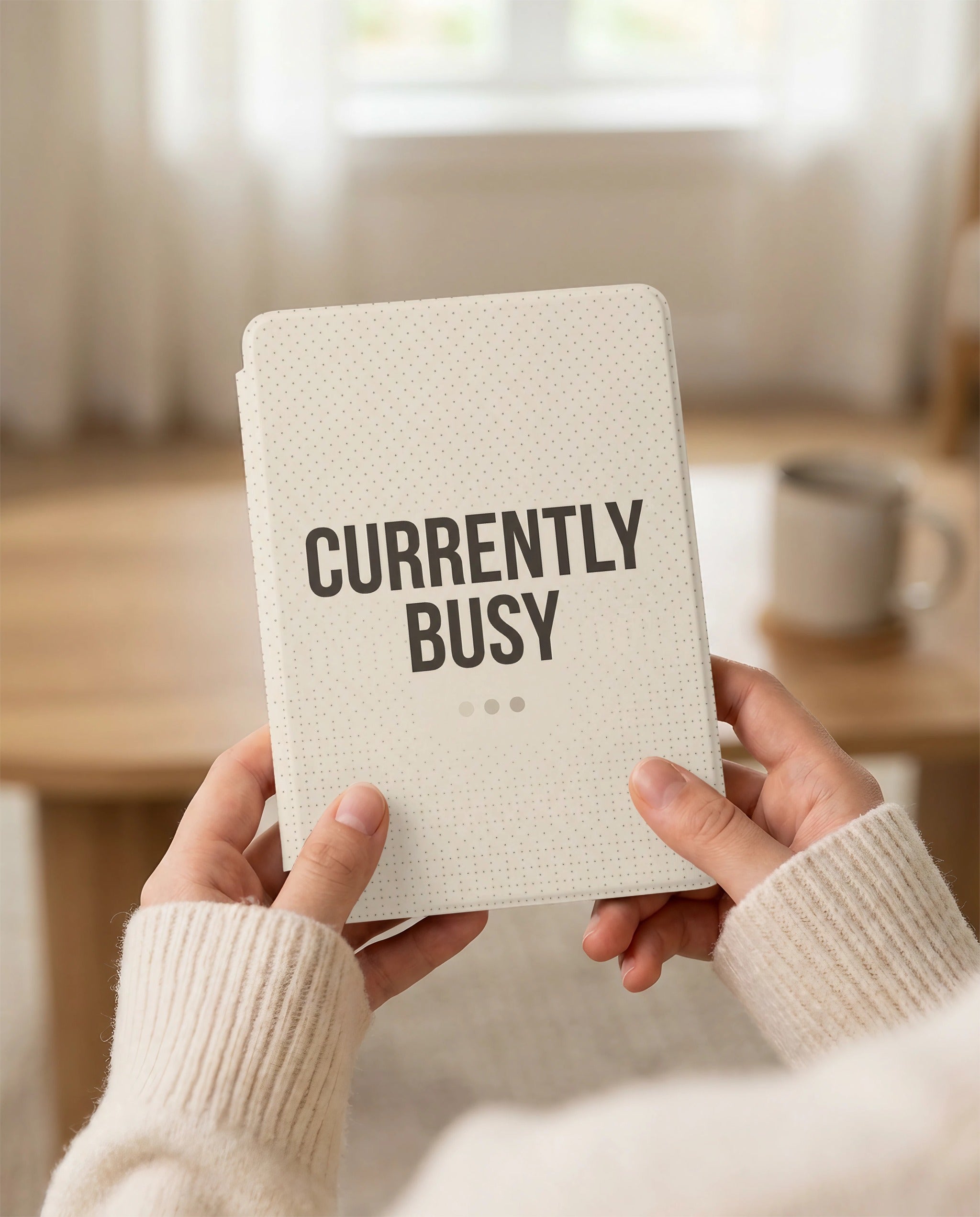 Currently Busy Sarcastic Kindle Case - Don't Disturb Reader Gift
