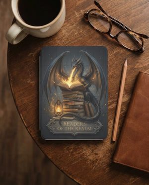 Readers of the Realm Dragon Kindle Case — Fantasy Lover Gift