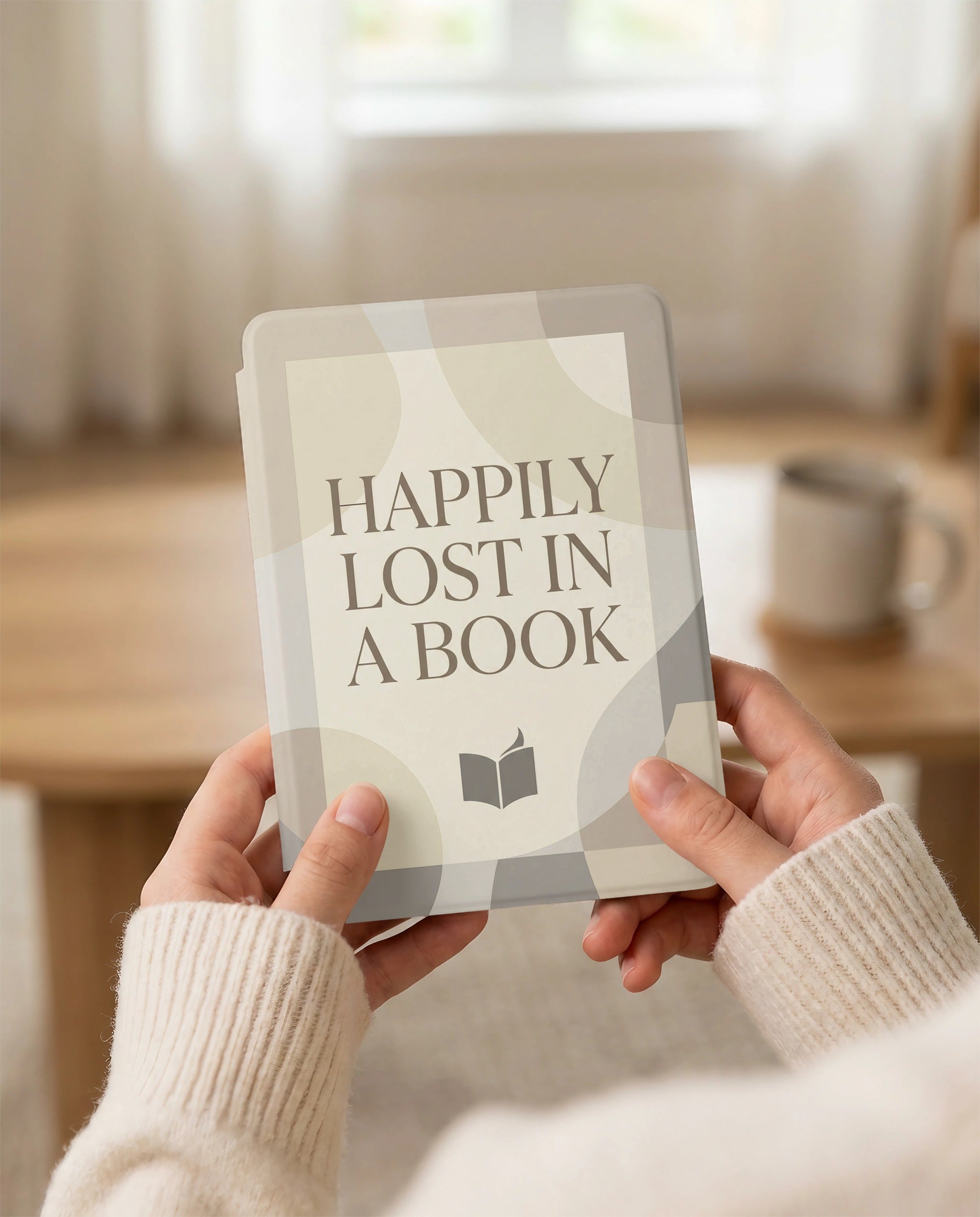 Happily Lost in a Book Kindle Case — Fits Paperwhite & Colorsoft — Bookworm Gift