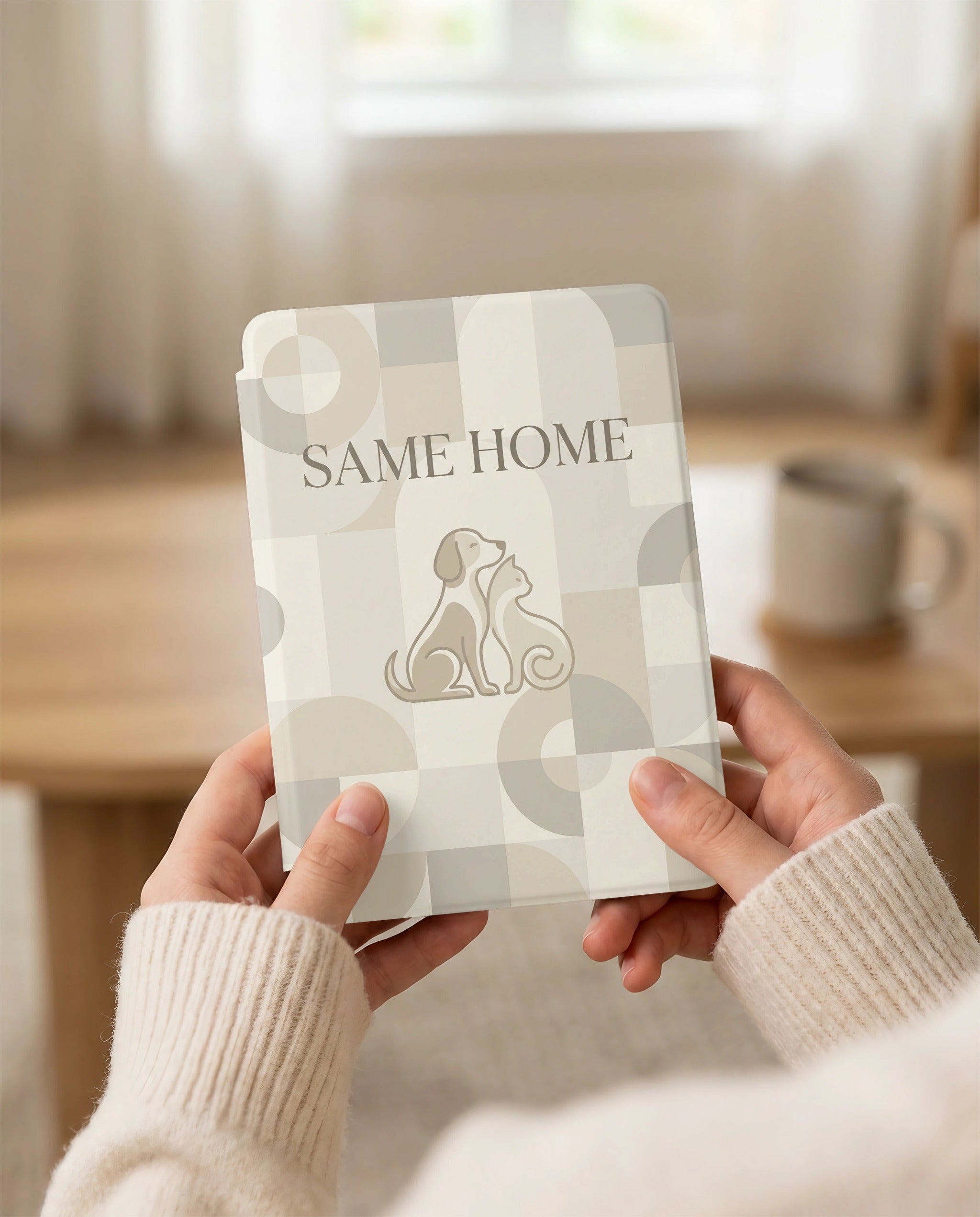Same Home — Custom Dog & Cat Kindle Case