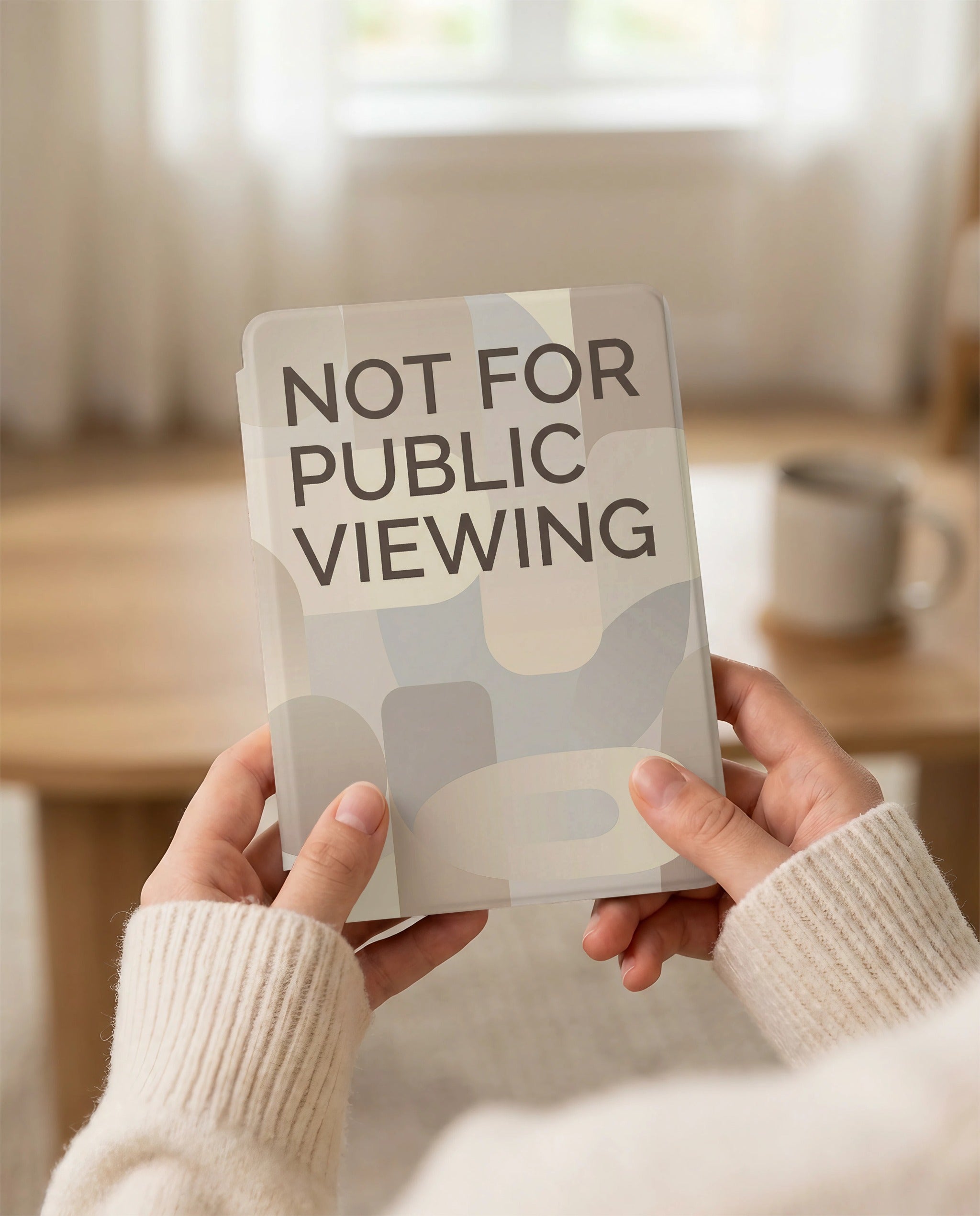 Not for Public Viewing Kindle Paperwhite Case - Privacy Reader Gift
