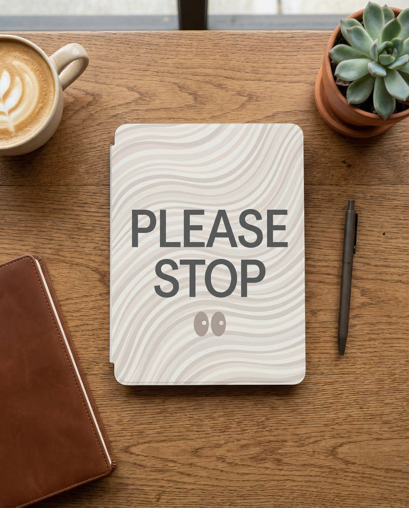 Please Stop Kindle Colorsoft Case - Introvert Book Lover Gift