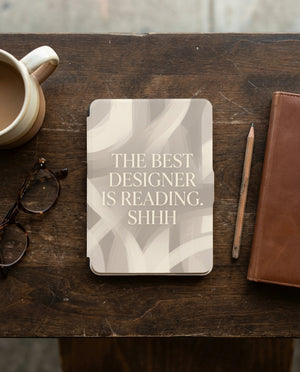 The Best Designer Is Reading Kindle Case - Fits Paperwhite & Colorsoft - Creative Gift