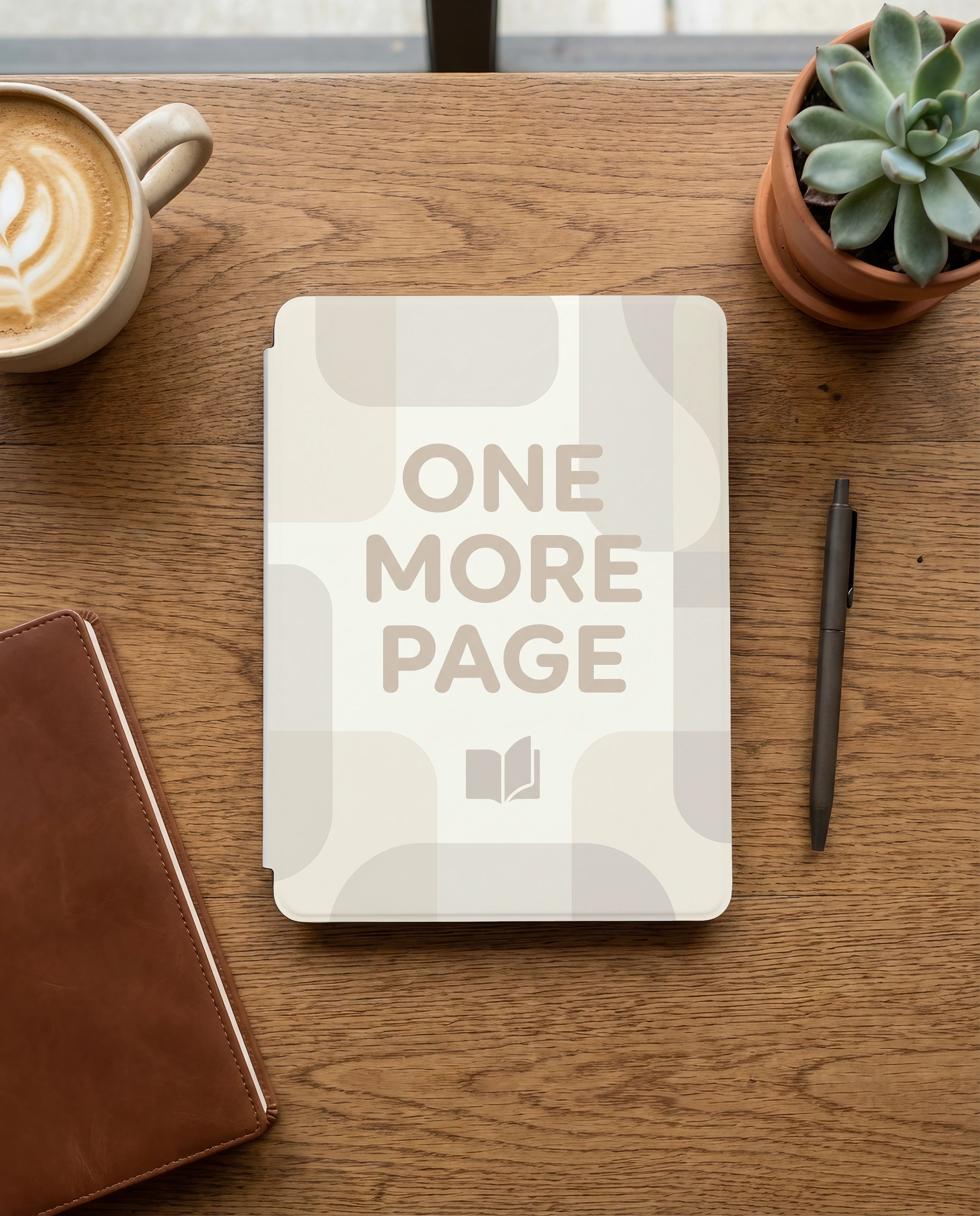 One More Page Kindle Paperwhite Case — Cozy Gift for Book Lovers