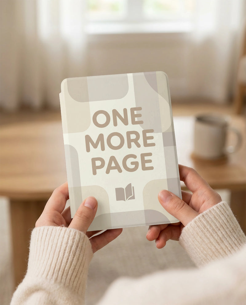 One More Page Kindle Paperwhite Case — Cozy Gift for Book Lovers