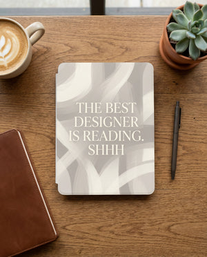 The Best Designer Is Reading Kindle Case - Fits Paperwhite & Colorsoft - Creative Gift