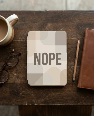 Minimal Sarcastic Kindle Case - Sarcastic Reader Gift